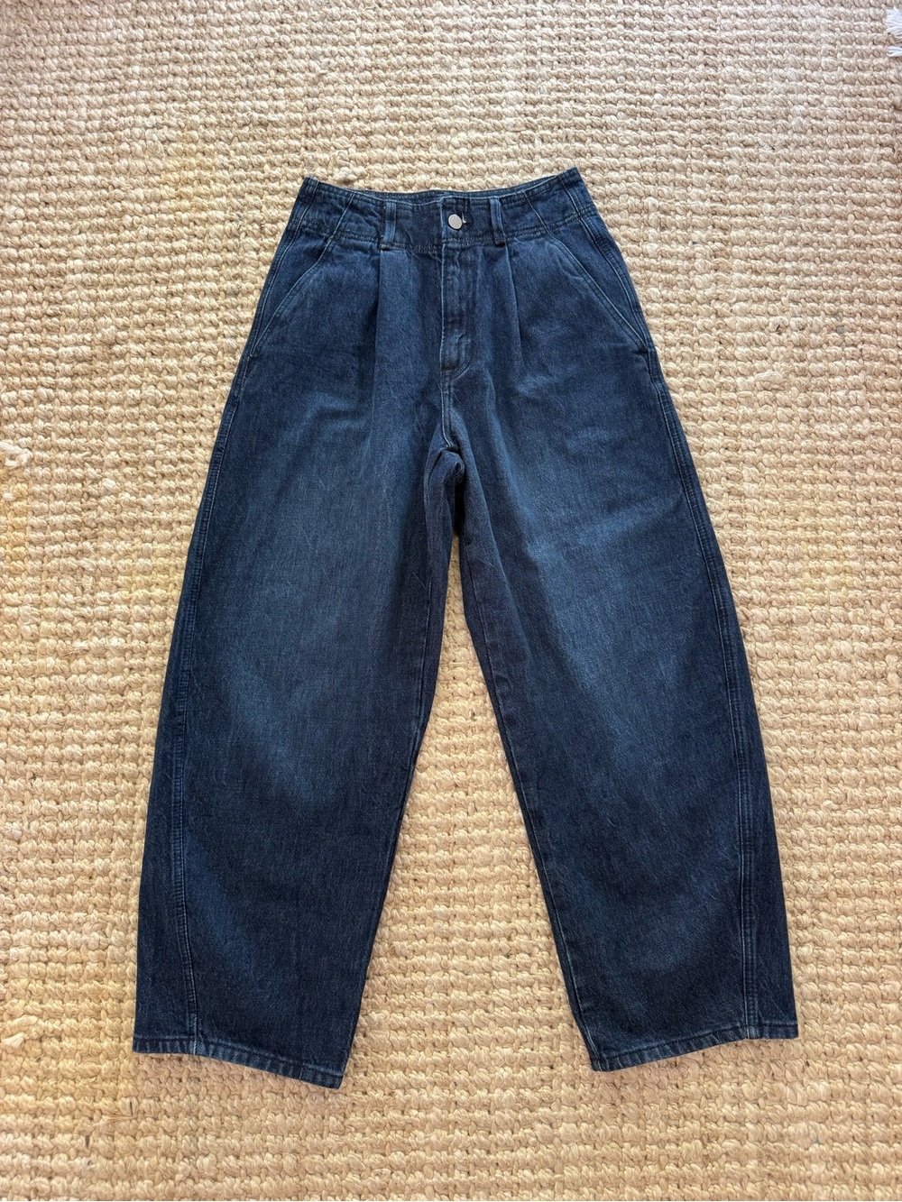 NWOT Apiece Apart Bari Jean Delta Wash Barrel Jeans High Waist Cotton Size 25 - Picture 3 of 10